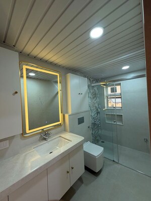 Bathroom in 3 BHK Apartment at Lavelle Road – for Rent