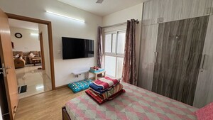 Bedroom in 2 BHK Apartment at Assetz Here And Now, Thanisandra – for Rent