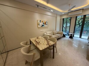 Living Room in 3 BHK Apartment at Rustomjee Seasons, Bandra East – for Rent