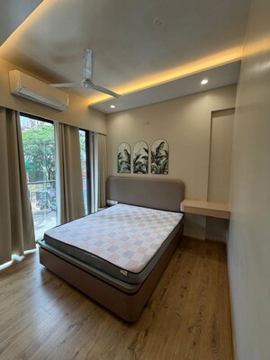 Bedroom in 3 BHK Apartment at Rustomjee Seasons, Bandra East – for Rent