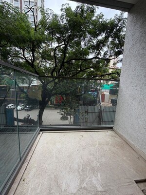 Balcony in 3 BHK Apartment at Rustomjee Seasons, Bandra East – for Rent