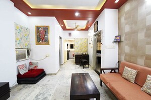 Living Room in 2 BHK Apartment at Ghatalodia – for Sale