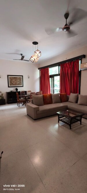 Living Room in 3 BHK Apartment at Defence Colony – for Rent