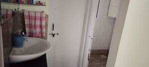 Bathroom in 2 BHK Apartment at Kumbare Park Society, Kothrud – for Rent