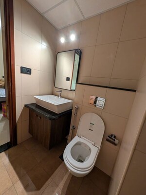 Bathroom in 3 BHK Apartment at Prestige Finsbury Park Regent, Bagaluru – for Rent
