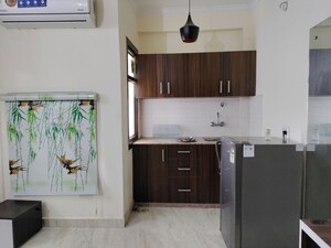 Kitchen in Studio Builder Floor at Sushant Lok I – for Rent