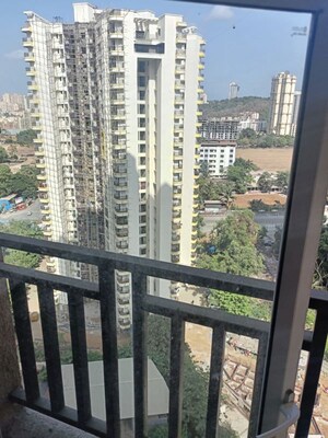 Balcony in 1 BHK Apartment at Raunak Bliss, Ghodbunder Road – for Rent