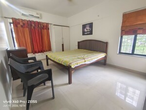 Bedroom in 3 BHK Apartment at Bramha Suncity, Wadgaon Sheri – for Rent