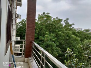 Balcony in Studio Builder Floor at Ansal Sushant Lok I, Sector 43 – for Rent