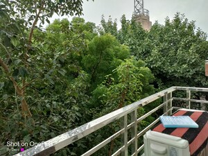 Balcony in Studio Builder Floor at Ansal Sushant Lok I, Sector 43 – for Rent