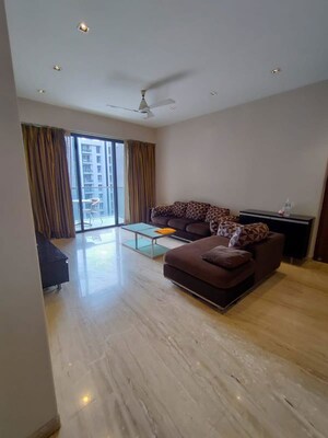 Living Room in 3.5 BHK Penthouse at Lunkad Sky Vie, Viman Nagar – for Rent