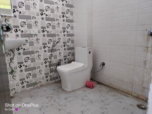 Bathroom in 1 RK Builder Floor at Sushant Lok I – for Rent