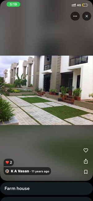 3 BHK Villa – Exterior View View at Edifice Almond Tree Row House, Yelahanka - for Rent