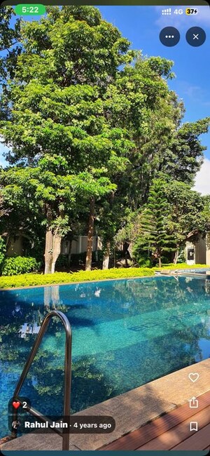 Swimming Pool in 3 BHK Villa at Edifice Almond Tree Row House, Yelahanka – for Rent