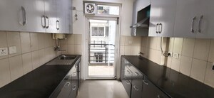 Kitchen in 3 BHK Apartment at Dhoot Time Residency, Sector 63 – for Rent