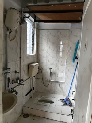 Bathroom in 2 BHK Apartment at Magarpatta City Cosmos, Magarpatta Road – for Rent