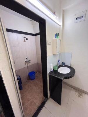 Bathroom in 1 BHK Apartment at Sapphire Lakeside, Powai – for Rent