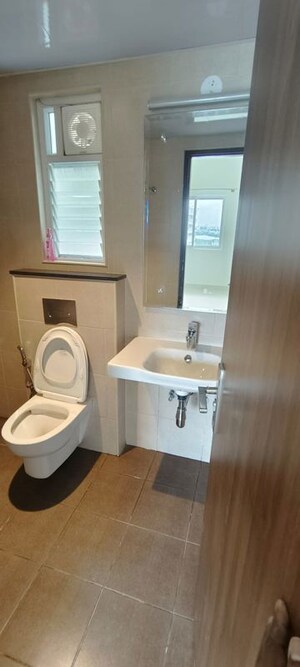 Bathroom in 2 BHK Apartment at Adarsh Greens, Kogilu – for Rent