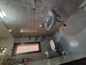 Bathroom in 3 BHK Builder Floor at Malviya Nagar – for Rent