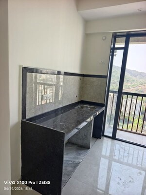 Kitchen in 1 BHK Apartment at Dhamji Shamji Mahavir Spring Tulip Phase 1, Pokhran Road No Two – for Rent