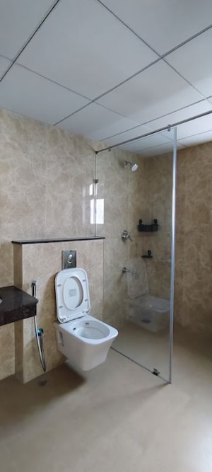 Bathroom in 3 BHK Apartment at Aurobindo The Regent, Kondapur – for Rent