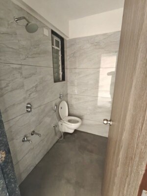 Bathroom in 1 BHK Apartment at Metropolis Bayside, Kasarvadavali – for Rent