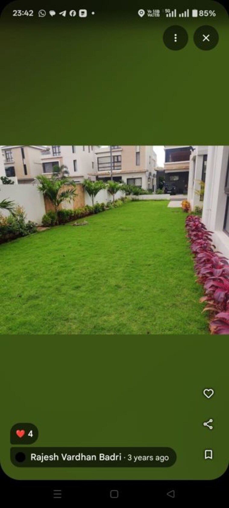 Garden, mantri-group-mantri-euphoria 4 Bedroom 5500 Sq.Ft. Villa In Narsingi Hyderabad 10617798