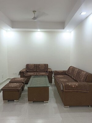 Living Room in 3 BHK Builder Floor at Sushant Lok I – for Rent