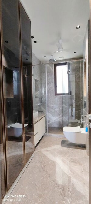 Bathroom in 4 BHK Builder Floor at Defence Colony – for Rent
