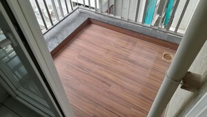 Balcony in 3 BHK Apartment at Rahul Downtown, Punawale – for Rent
