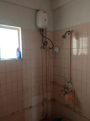Bathroom in 3 BHK Apartment at Magarpatta Sylvania, Hadapsar – for Rent