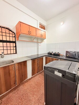 Kitchen in 2 BHK Builder Floor at Indiranagar – for Rent
