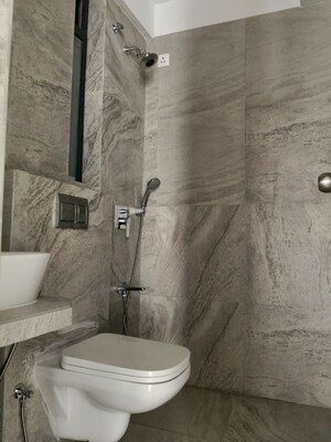 Bathroom in 2 BHK Apartment at Prescon Midtown Bay, Mahim West – for Rent