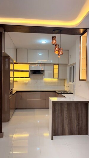 Kitchen in 2 BHK Apartment at Adarsh Greens, Kogilu – for Rent