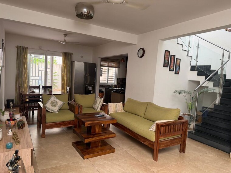 Living Room, assetz-soul-and-soil 3 Bedroom 2182 Sq.Ft. Villa In Chikkagubbi Village Bangalore 10617936