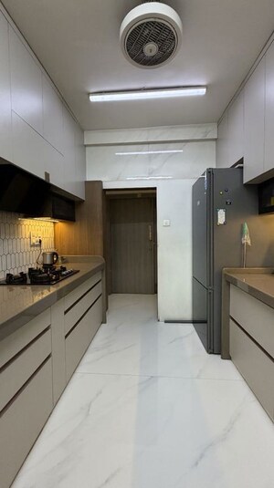 Kitchen in 3 BHK Apartment at Usha Kunj Apartment, Juhu – for Rent