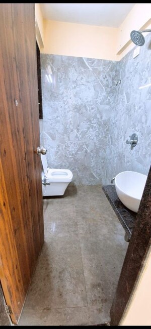 Bathroom in 1.5 BHK Apartment at Hari Pearl Hans Residency, Kurla – for Rent