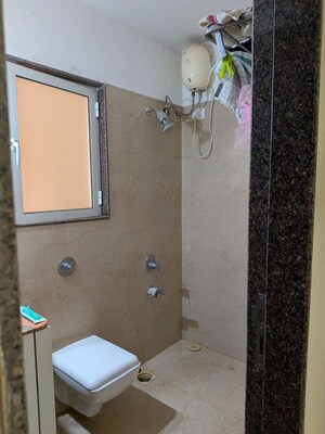 Bathroom in 1 BHK Apartment at Puranik Rumah Bali, Ghodbunder Road – for Rent