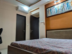 Bedroom in 1 BHK Apartment at Puranik Rumah Bali, Ghodbunder Road – for Rent