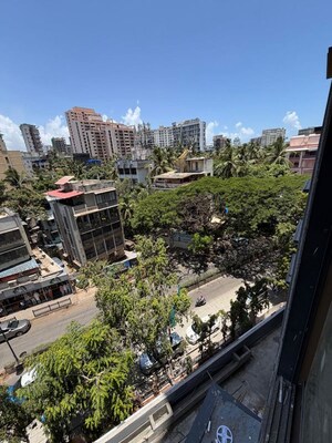 Balcony in 3 BHK Apartment at Aum Artha, Khar West – for Rent