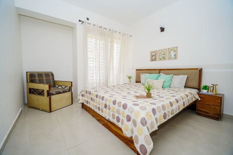 Bedroom, sam-palm-olympia 3 Bedroom 1457 Sq.Ft. Apartment In Sector 16c Greater Noida Greater Noida 10618068