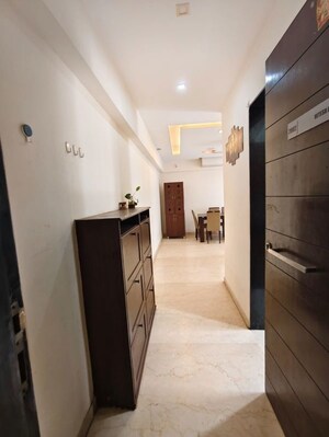 Bathroom in 3 BHK Apartment at Puranik Rumah Bali, Ghodbunder Road – for Rent