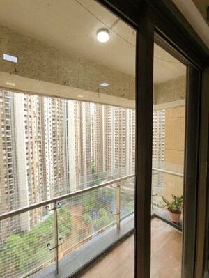 Balcony in 3 BHK Apartment at Puranik Rumah Bali, Ghodbunder Road – for Rent