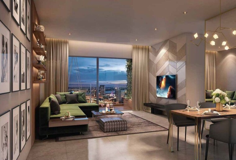 Living Room, kalpataru-parkcity 2 Bedroom 531 Sq.Ft. Apartment In Kolshet Road Thane 10618112