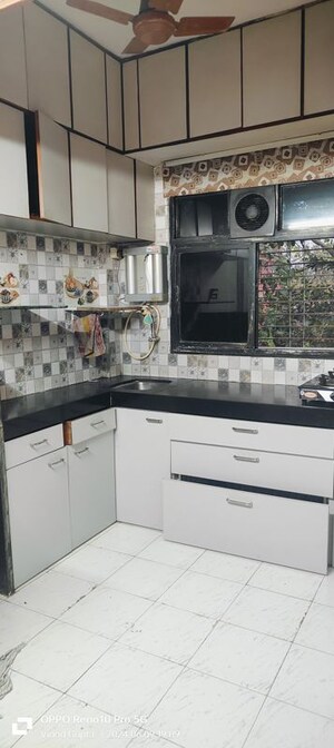 Kitchen in 1 BHK Apartment at God Gifts Building, Lower Parel – for Rent