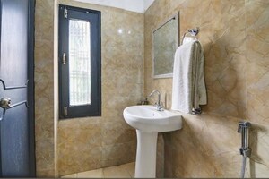 Bathroom in 3 BHK Independent House at Sainik Farm – for Rent