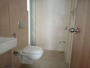 Bathroom in 3 BHK Apartment at Godrej Emerald, Ghodbunder Road – for Rent