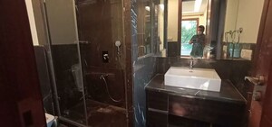 Bathroom in 4 BHK Builder Floor at Vasant Vihar – for Rent