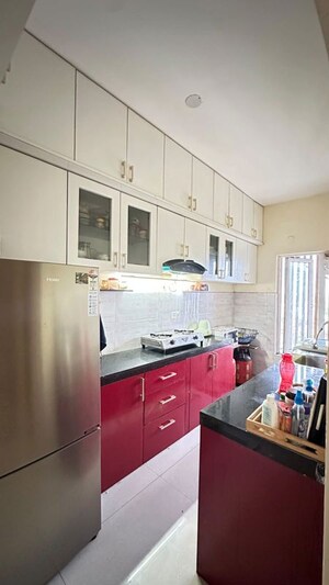 Kitchen in 3 BHK Apartment at Picnic Garden – for Rent