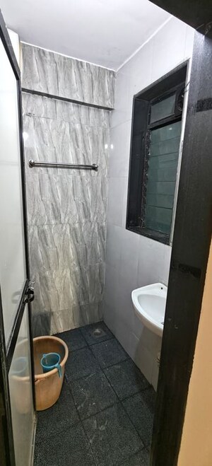 Bathroom in 1 BHK Apartment at Sanghvi Evana, Worli – for Rent